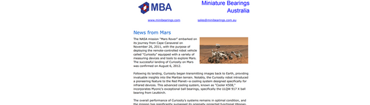 Myonic News from Mars