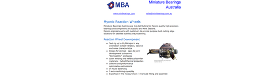 Myonic Reaction Wheels