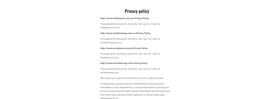 Privacy Policy