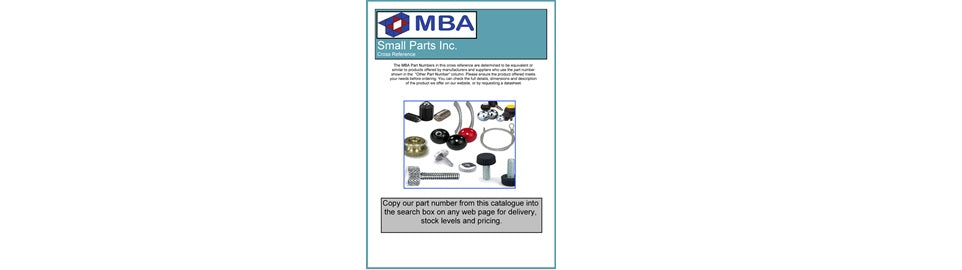 Free Cross Reference for Small Parts Inc Engineering Parts