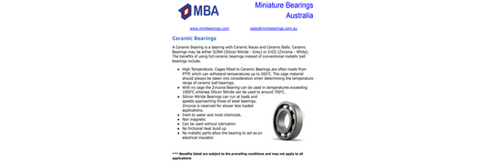 Ceramic vs Ceramic Hybrid Bearings Information