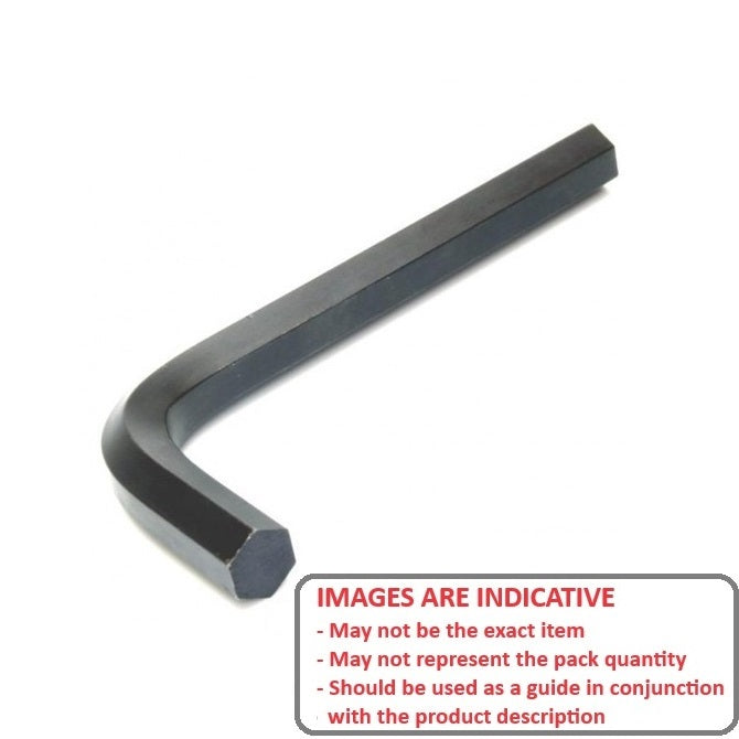 1042522 | HK-0250-S (2 Pcs) --- Keys and Screwdrivers Tools - 2.5 mm Short Arm Hex Keys - Carbon Steel Hex Key