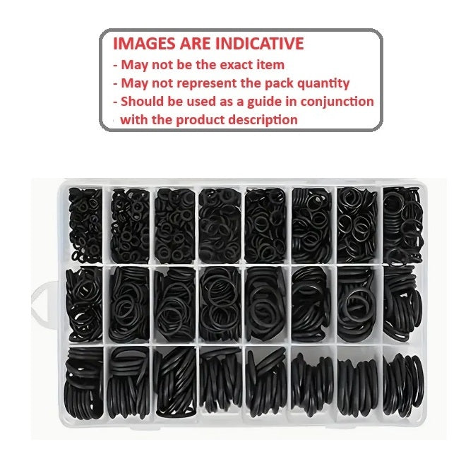 1128238 | AST-ORI-M-1200 --- Small Parts Assortment Kits - Selection O-Rings 1200 - Metric Range - Nitrile Rubber