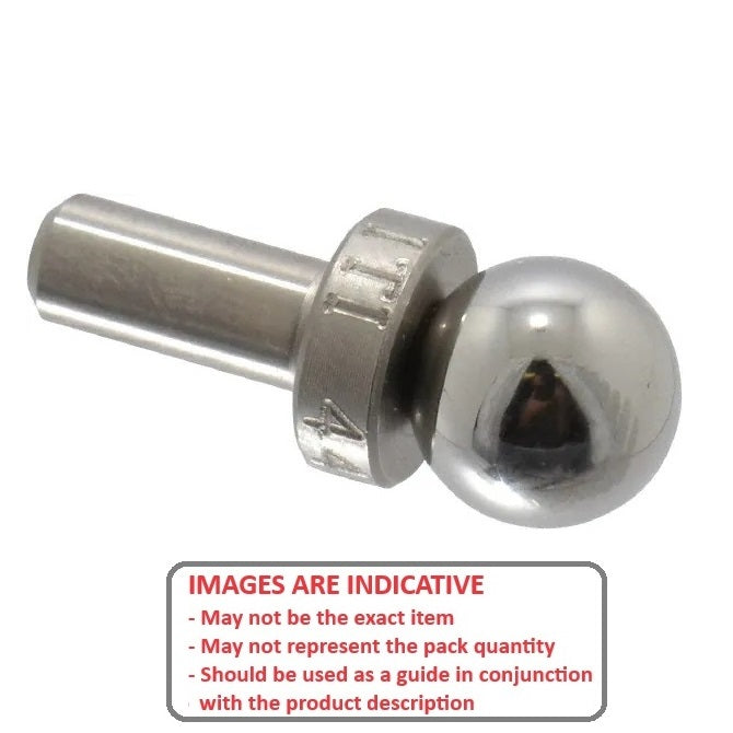 1100120 | BIN-01270-HS-C (25 Pcs) --- Inspection Balls - 12.7x6.342x23.622 mm - Carbon Steel Ball