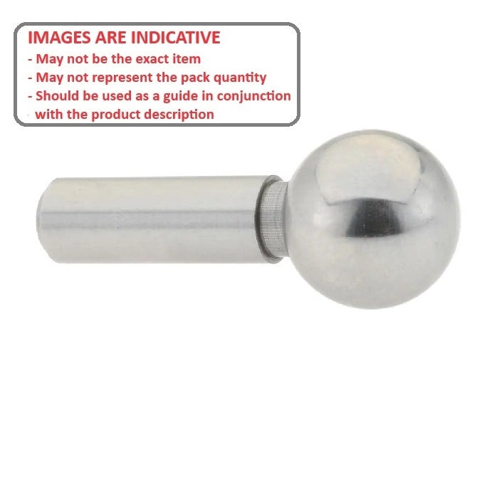 1069853 | BLTO-00635-S440-1 --- Tooling Balls - 6.35x3.175x14.3 mm One Piece - Stainless Steel Ball
