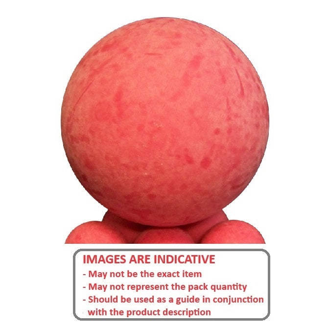 1155210 | BL-04445-R40D (30 Pcs) --- Rubber Balls - 44.45 mm Santoprene Rubber - Grade III Santoprene 40D Ball