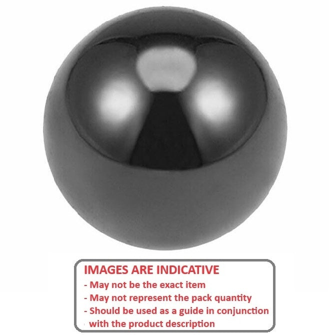 1069678 | BL-00635-SN-G25 (5 Pcs) --- Ceramic Balls - 6.35 mm Si3N4 - AFBMA Grade 25 Silicon Nitride Ball