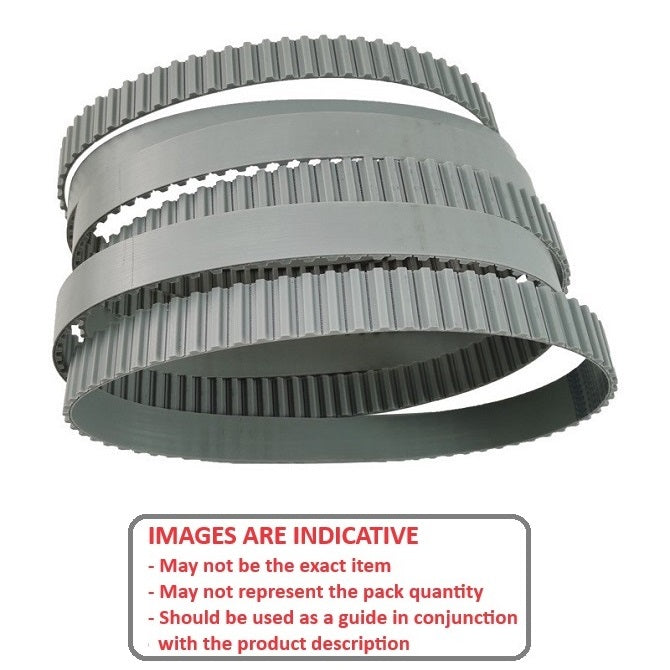 1173328 | B-MXL-0071-0064-PKG --- Inch Timing Belts - 71 tooth - 144.272x6.4 mm 2.032mm Pitch MXL - Polyurethane with Kevlar Cords Belt