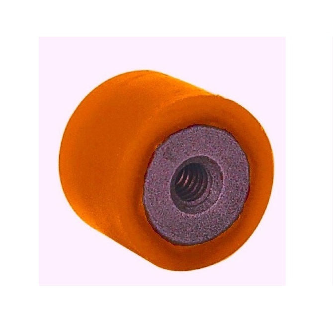 1149611 | AU-812RS (5 Pcs) --- Cylindrical Female Thread Bumpers - 38.1x31.75 mm - 3/8-16 UNC - 9.53mm - - Polyurethane Bumper
