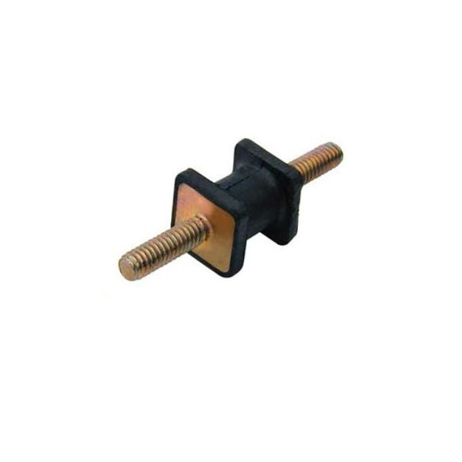 1100742 | CMM013-14-042C-R60SQ --- Square Base Bobbin Mounts - 12.7x14.3 mm - 8-32 UNC - 32 TPI - - Natural Rubber Mount