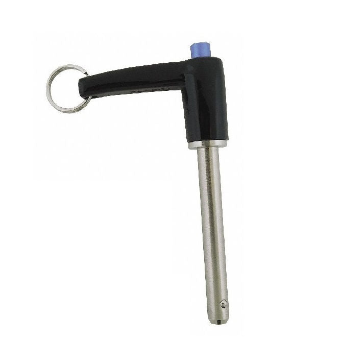 1056384 | BLP-048-0254-LI-S17 --- Ball Lock Pins - 4.76x25.4 mm - 17-4 PH Stainless L-Handle Industrial Stainless Steel Pin