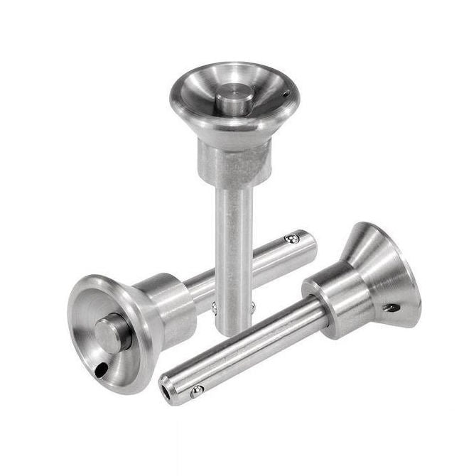 1056367 | BLP-048-0254-MRE-S4 (10 Pcs) --- Ball Lock Pins - 4.76x25.4 mm - 304 Stainless Steel Marine Style Pin