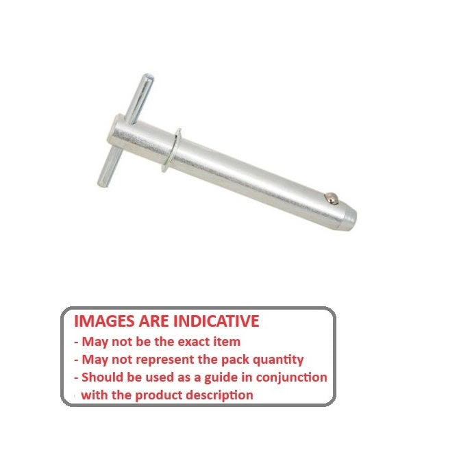 1056378 | BLP-048-0254-TSH-C --- Ball Lock Pins - 4.76x25.4 mm - Carbon Steel Shoulder Type Pin