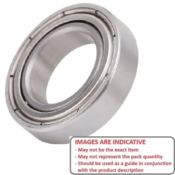 1081050 | S304-608-ZZ --- Single Row Ball Bearings - 8x22x7 mm Unflanged - Stainless Steel 304 Similar to A2, 18-8 HRB80 Bearing