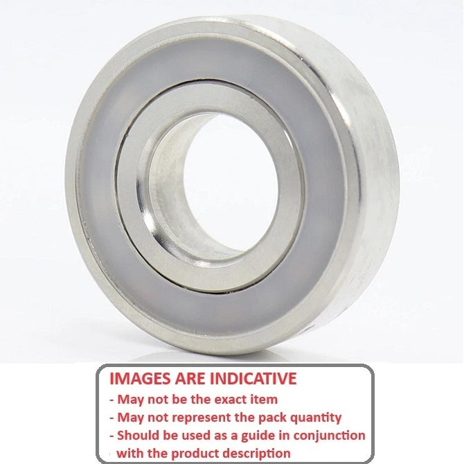 1067028 | S316-626-2PE --- Single Row Ball Bearings - 6x19x6 mm Unflanged - Stainless Steel 316 Similar to A4, 18-10 Bearing