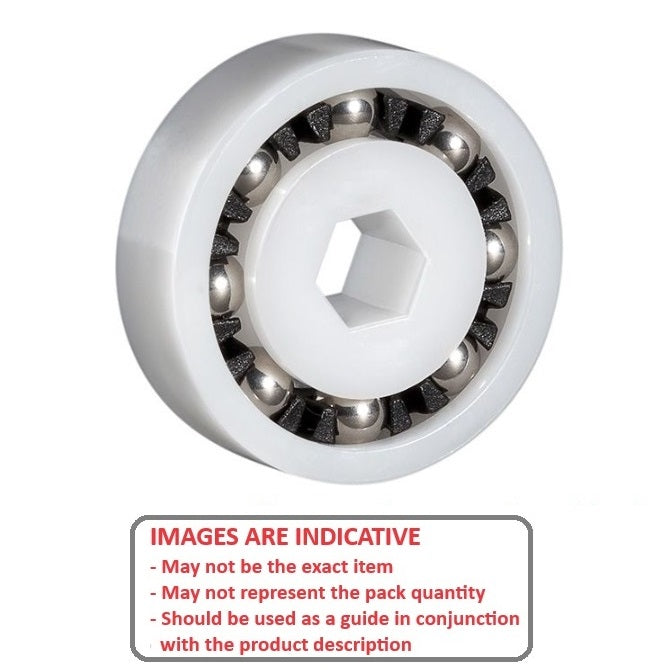 1064274 | 2045-ACE --- Pool Equipment Bearings - Hex 5.56 22.23x7.14 mm - Acetal Bearing