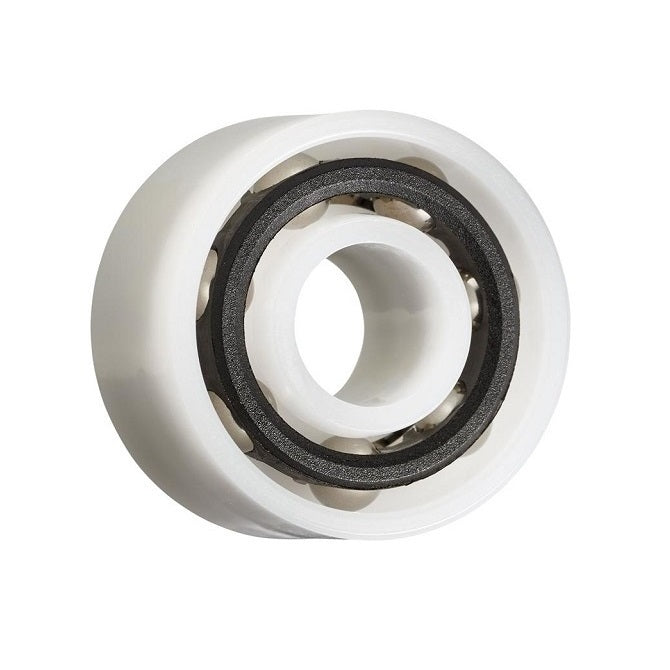 Plastic Bearings - 25.4x50.8x19.05 mm - Acetal with Stainless 316 Balls