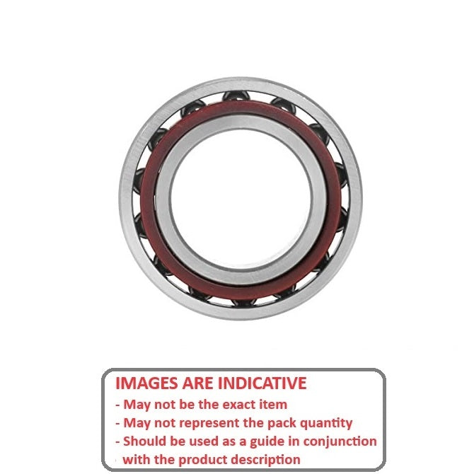 1108167 | 7202-15-T9H-SULJP4 --- Angular Contact Bearings - 15x35x11 mm Single Row Ball - Chrome Steel SAE 52100 - High Speed Polyamide Cage Bearing