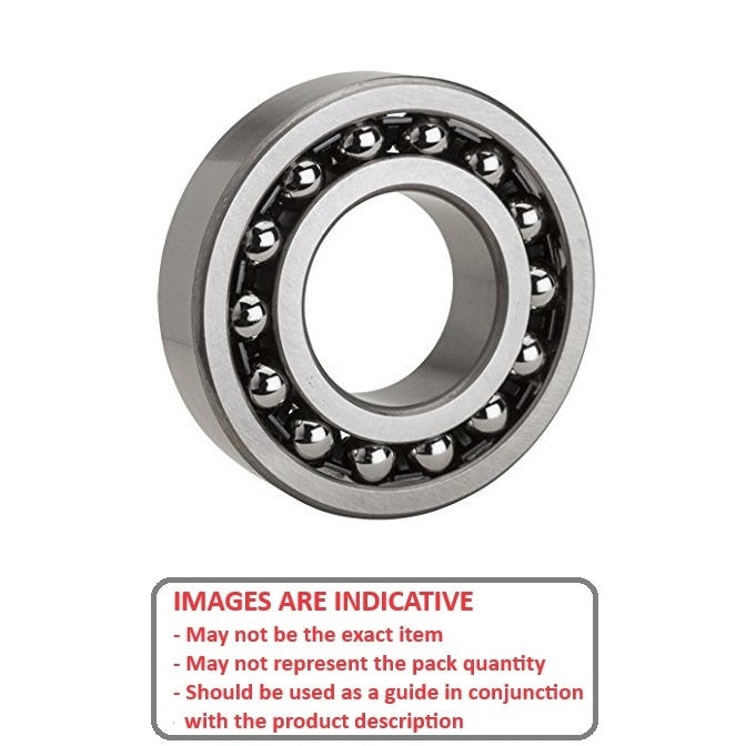 1086250 | S316-DR-R6E --- Double Row Ball Bearings - 9.525x22.225x11.113 mm Semi Precision - Stainless Steel 316 Similar to A4, 18-10 Bearing