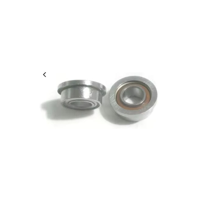 1058402 | SFR166-ZS-MC5-GR7-KB-J260 (30 Pcs) --- Single Row Ball Bearings - 4.763x9.525x3.175 mm Flanged - Stainless Steel AISI 440C Bearing