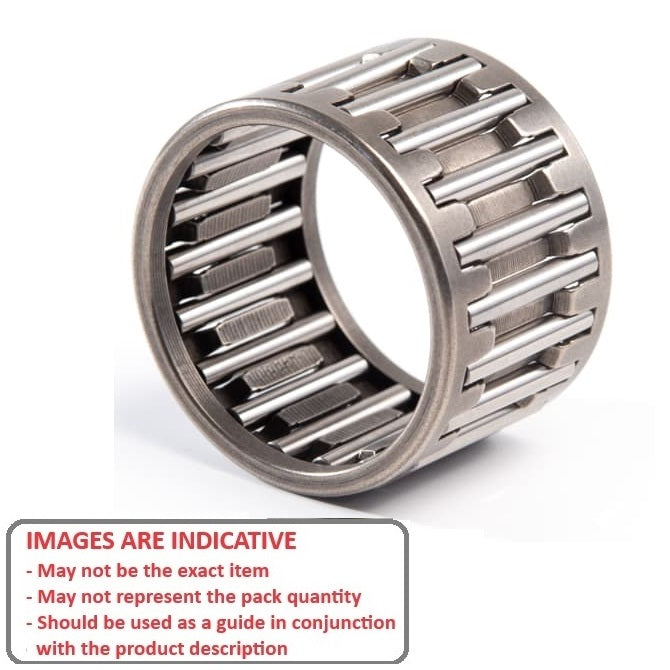 1079838 | NC-0080-0110-0100-ST (5 Pcs) --- Needle Roller without Inner Ring Bearings - 8x11x10 mm / 380 Kgf Cage Type - CSteel Bearing