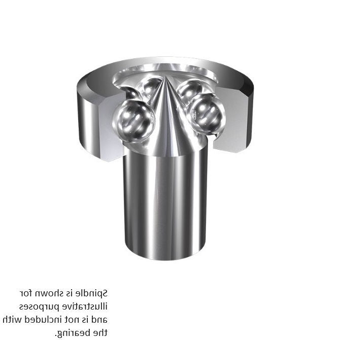 1063917 | BCF13 (100 Pcs) --- Pivot Bearings - 5.16x13x3.5 mm / 0.2 mm Without Inner Ring - Chrome Steel Bearing