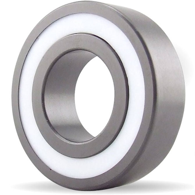 1066612 | CSN-696-TTS-MC34-TF-SRL (5 Pcs) --- Single Row Ball Bearings - 6x15x5 mm Unflanged - Ceramic Silicon Nitride - PTFE Cage - PTFE Seals Bearing