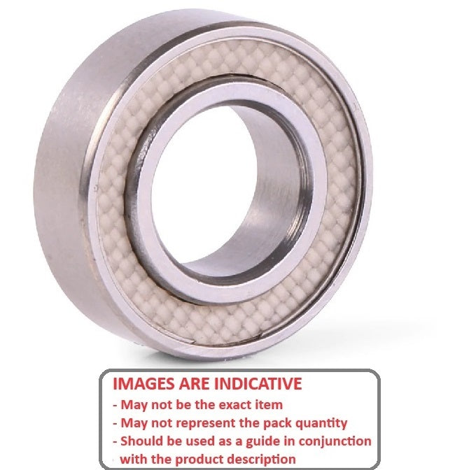 1059647 | WR1106C-TTS-MC3 --- Single Row Ball Bearings - 4.826x15.875x5.944 mm / 7.544 mm Unflanged - Chrome Steel SAE 52100 Bearing