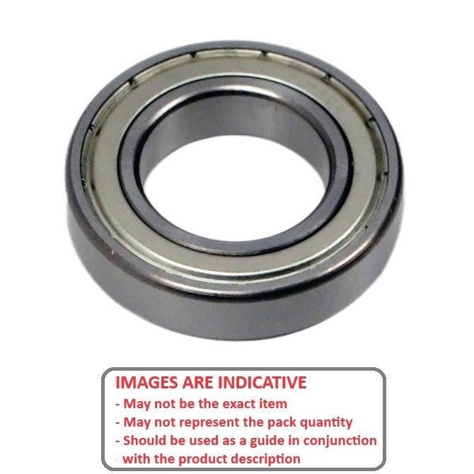 1086126 | R6-ZZ-ECO --- Single Row Ball Bearings - 9.525x22.225x5.556 mm Unflanged - Chrome Steel SAE 52100 Bearing
