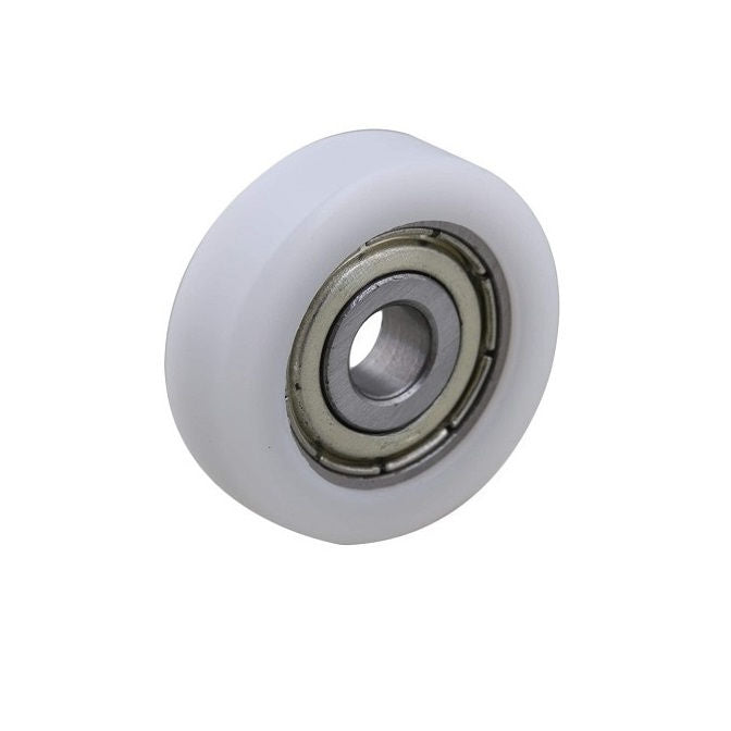 1130472 | NR-0250-060-070-W-ZZ (2 Pcs) --- Idler with Bearing Rollers - 25x6x7 mm - Nylon Covered Chrome Steel Roller