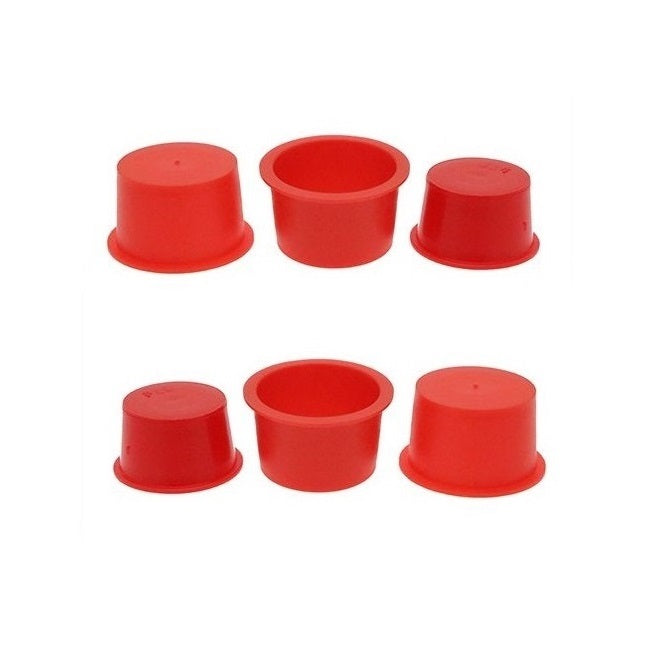 Bungs and Caps - 13.39x10.89 mm - Red