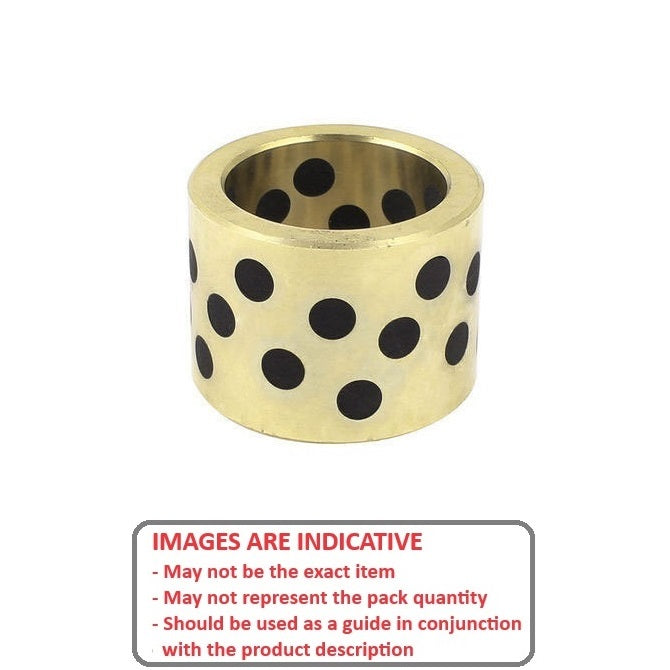 1161479 | BP0508-0635-0318-BG --- Unflanged Bushes - 50.8x63.5x31.75 mm - Aluminium Bronze with Graphite Plug Bush