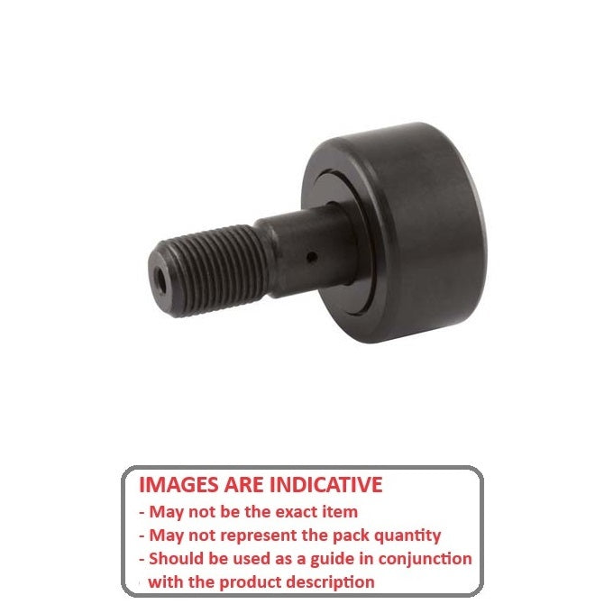 1097255 | CF4UU --- Roller Cam Followers - 12x20 mm - M4x0.7 Standard - Carbon Steel