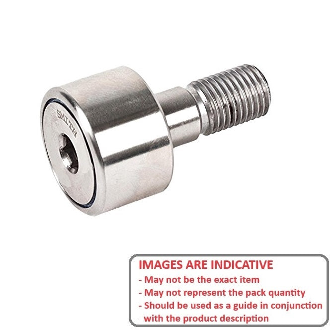 1135324 | CF10-1FBUUR --- Roller Cam Followers - 26x36.2 mm - M10x1.25 - Stainless Steel Cam Follower