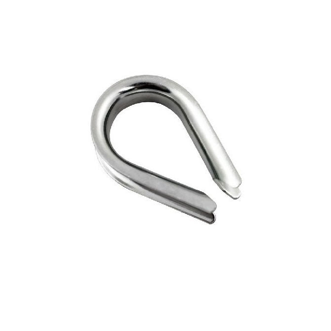 1079543 | TH-064 (Each) --- Thimbles Cable Attachments - 6.35x47.625x17.463 mm - Stainless Steel Attachment