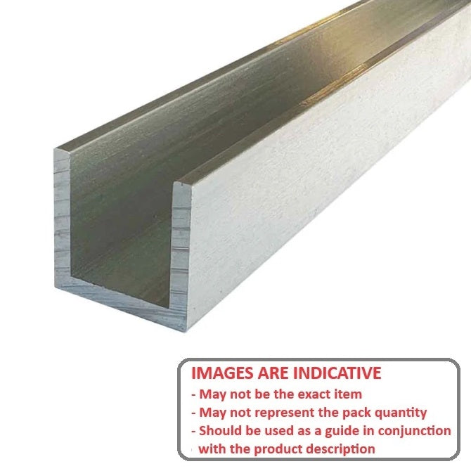 1139643 | CH-0300-0300-0995-A --- Aluminium Channel - 30x30x995 mm - Aluminium