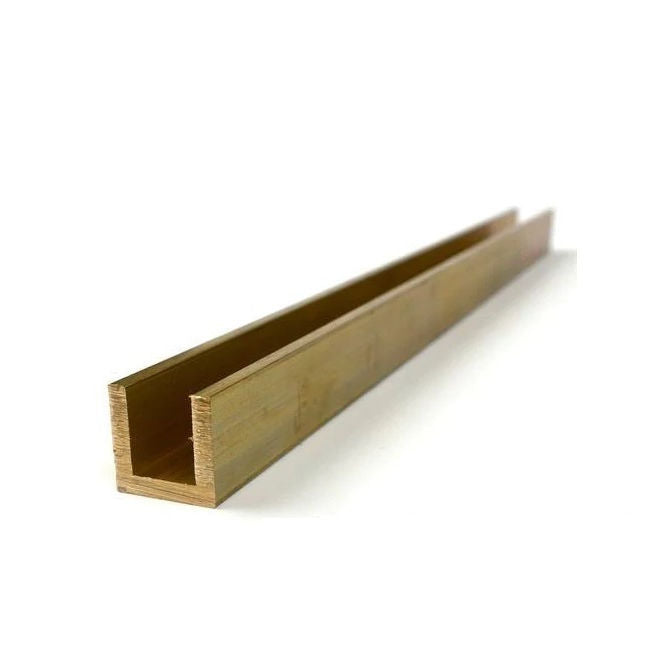 1047263 | CH-0032-0016-0300-B (5 Pcs) --- Brass Channel - 3.175x1.588x300 mm