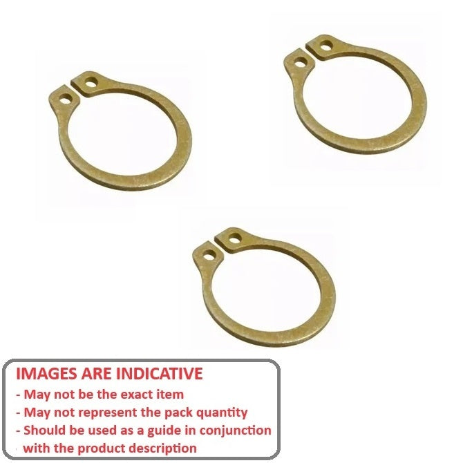 1059587 | CNG-00478-CZ (250 Pcs) --- External Retaining Rings - 4.78x0.89 - - - Carbon Steel Zinc Plated Yellow