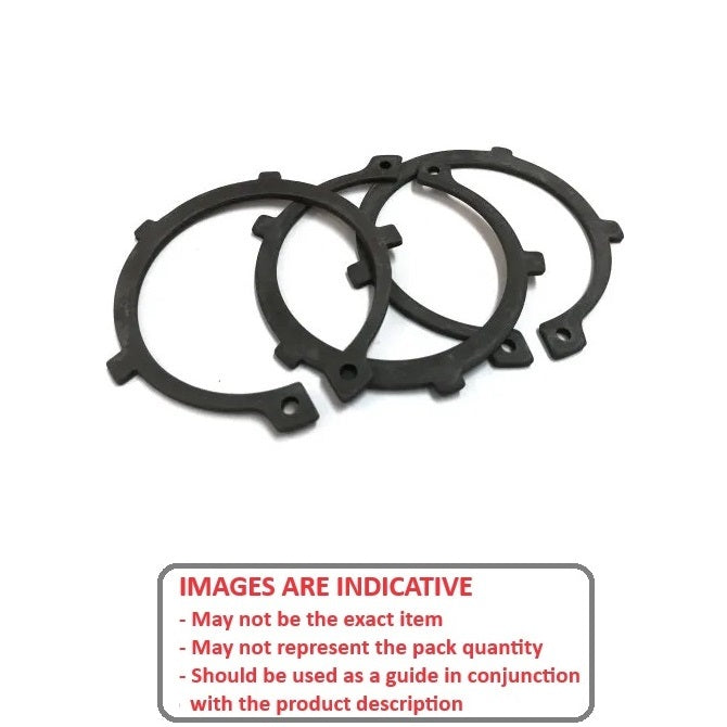 1138340 | DAK-029 --- External Retaining Rings - 29x1.5x27.6 mm - Spring Steel