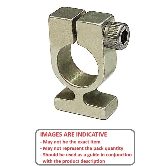 1071458 | CGS-0635-R2C-3 --- Gear Clamps - 6.35x12.7x6.35 mm Split - Stainless Steel 303/304 Similar to A2, 18-8 HRB80 Clamp