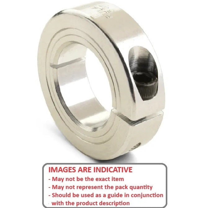 1067273 | COL-00600-020-10-1C-AL --- Shaft Collars - 6x20x10 mm - Aluminium