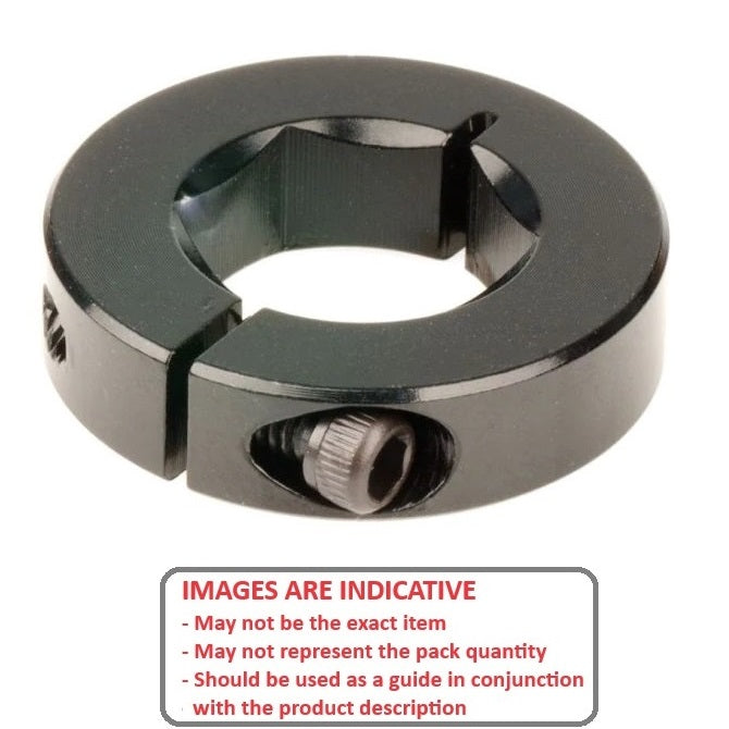 1120048 | COH-01905-048-13-1P-CS --- Hex Bore Collars - 19.05x47.6x12.7 mm One Piece - Steel - Mild Collar