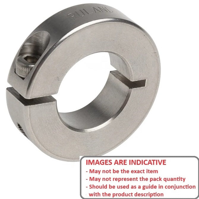1053221 | COL-00400-015-08-1C-S4 --- Shaft Collars - 4x15x8 mm - Stainless Steel 304 Similar to A2, 18-8 HRB80