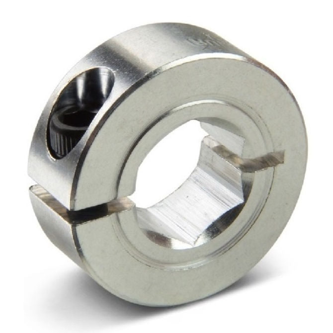 1086383 | COH-00953-027-08-1P-S3 --- Hex Bore Collars - 9.525x27x7.9 mm One Piece - Stainless Steel 303/304 Similar to A2, 18-8 HRB80 Collar