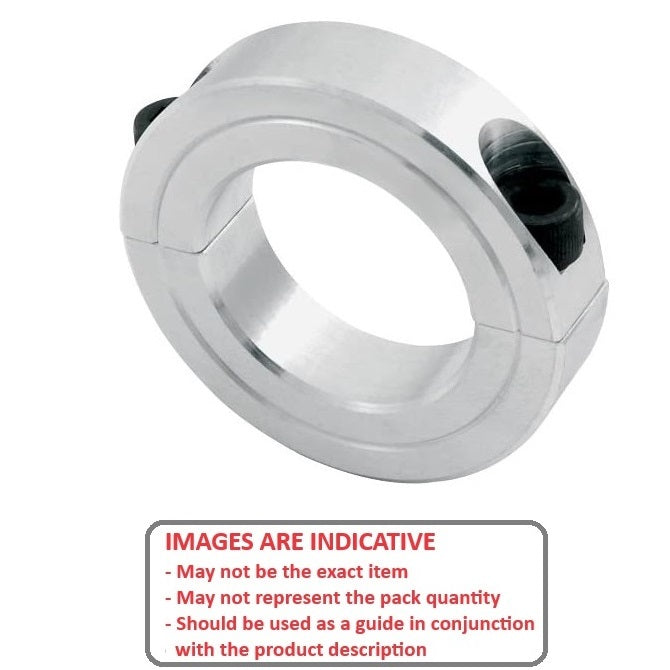 1081432 | COL-00800-025-08-2C-AL --- Shaft Collars - 8x25x8 mm - Aluminium