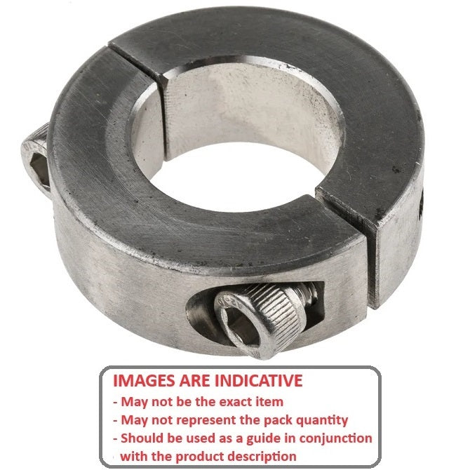 1083995 | COL-00900-024-09-2C-S3 --- Shaft Collars - 9x24x9 mm - Stainless Steel 303/304 Similar to A2, 18-8 HRB80