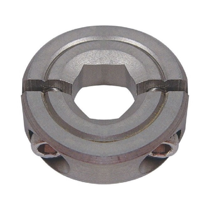 1072216 | COH-00635-021-06-2P-S3 --- Hex Bore Collars - 6.35x20.7x6.4 mm Two Piece - Stainless Steel 303/304 Similar to A2, 18-8 HRB80 Collar