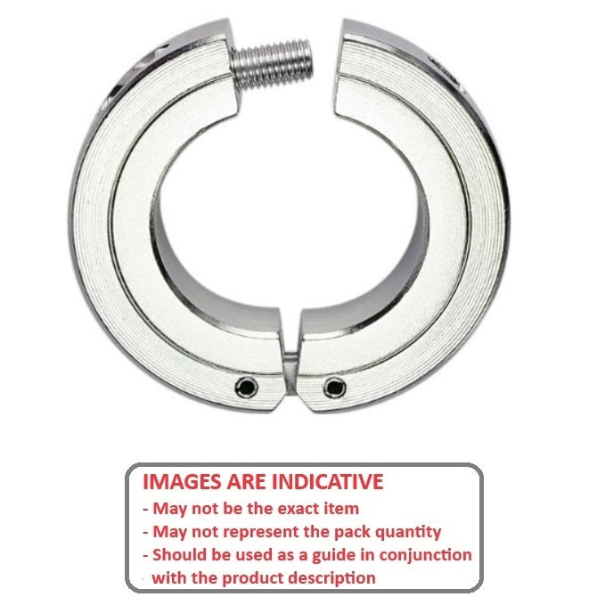 1080833 | COL-00800-018-09-HG-S3 --- Shaft Collars - 8x18x9 mm - Stainless Steel