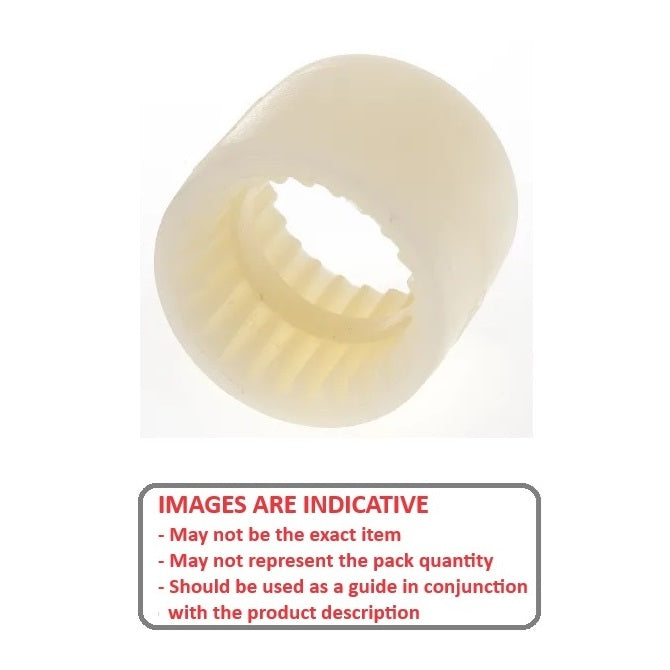 1227565 | CP-SLV-G-CT-83 --- Crowned Tooth Gear Couplings - N Match OD with Hub 82.6 mm Sleeves - Nylon Polyamide 6/6 Coupling