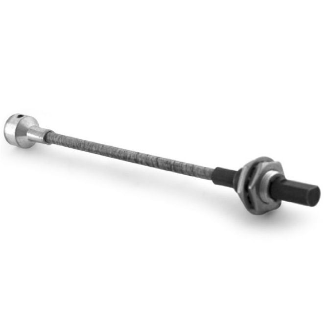 1059587 | CP-048P-048-48-0229-FS --- Panel Mount Flexible Shafts - Panel Mount 4.78 228.6x4.8 mm Open - Steel / Plated Steel Shaft